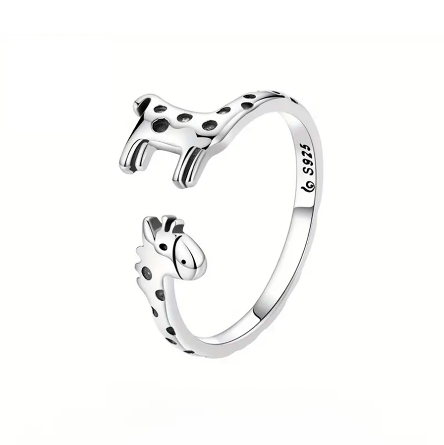 Giraffe Charm Ring