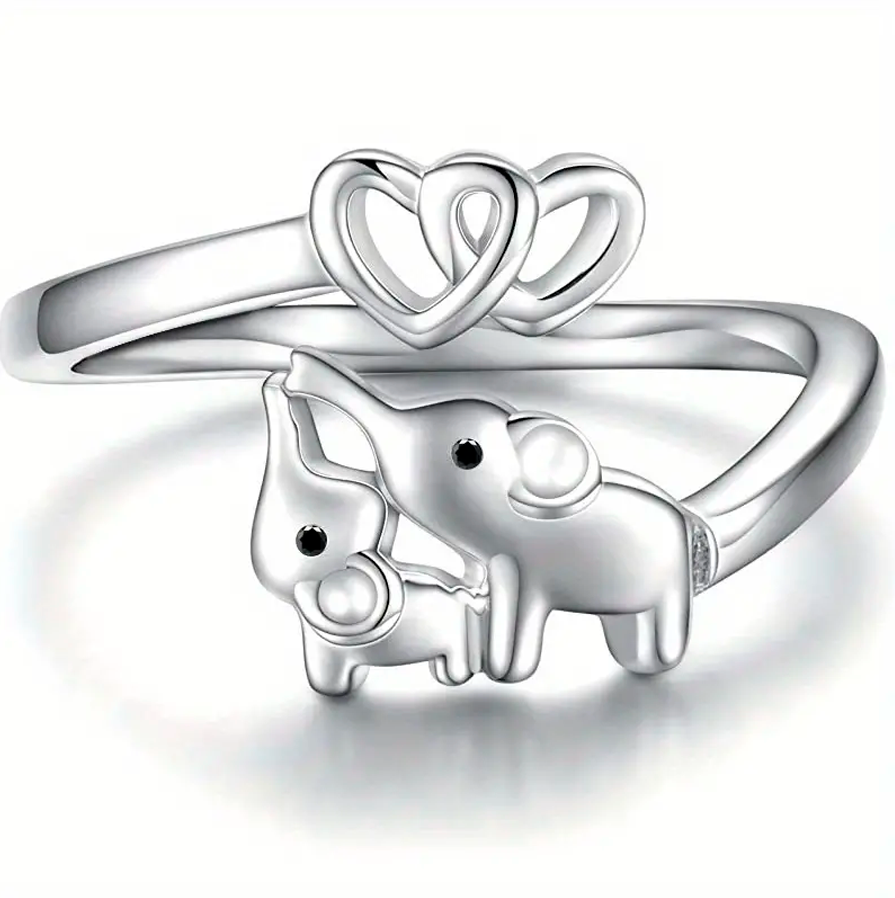 Elephant Love Ring