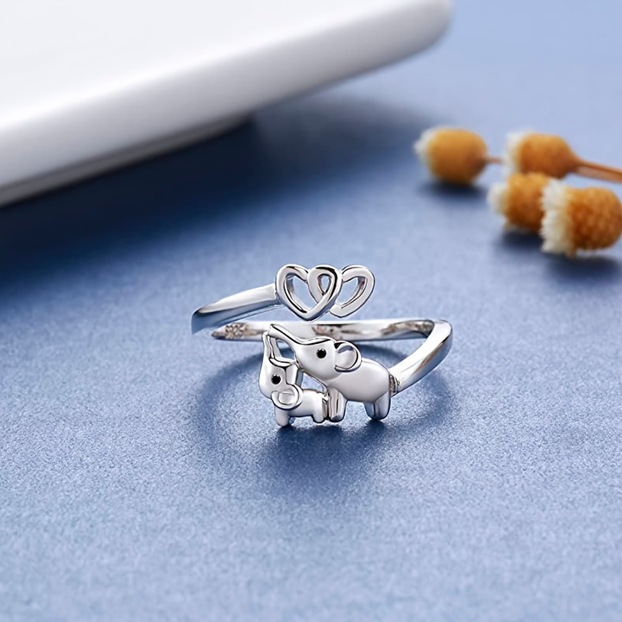 Elephant Love Ring